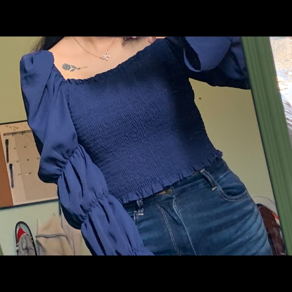Navy Blue top !